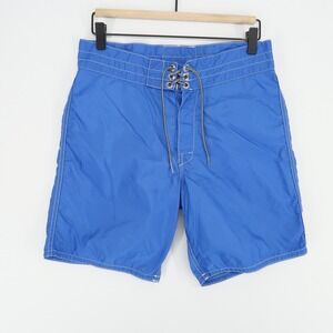 Birdwell Beach Britches Board‎ Shorts Mens 29 Blue Nylon Swim Trunks USA